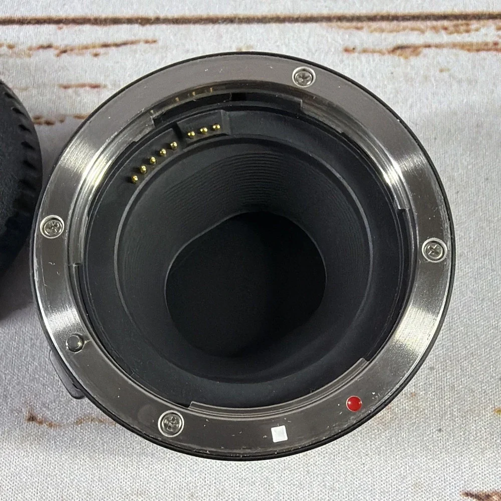 Canon Mount Adapter EF-EOS M in Black with Red Accent